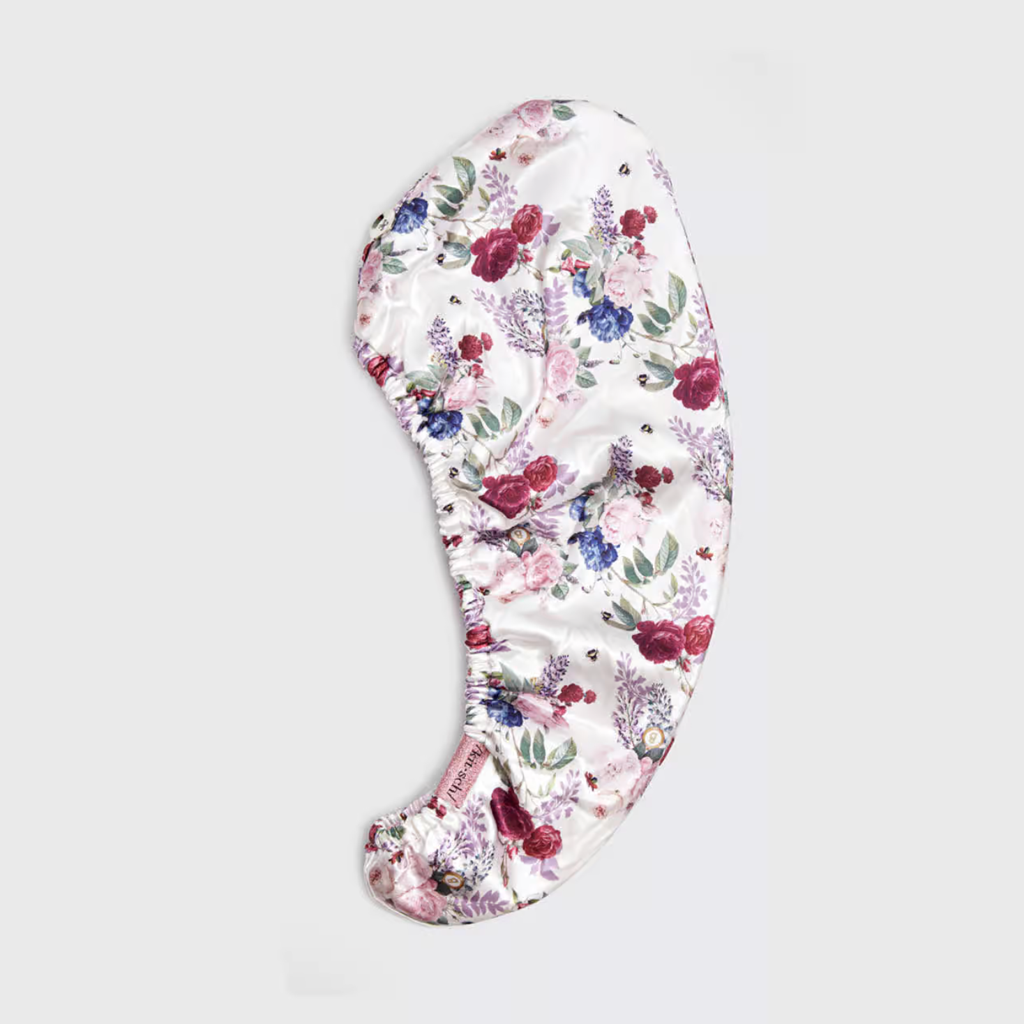Satin Wrapped Microfiber Hair Towel