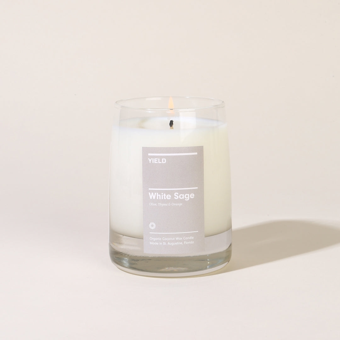 White Sage Candle YIELD Beauty Within