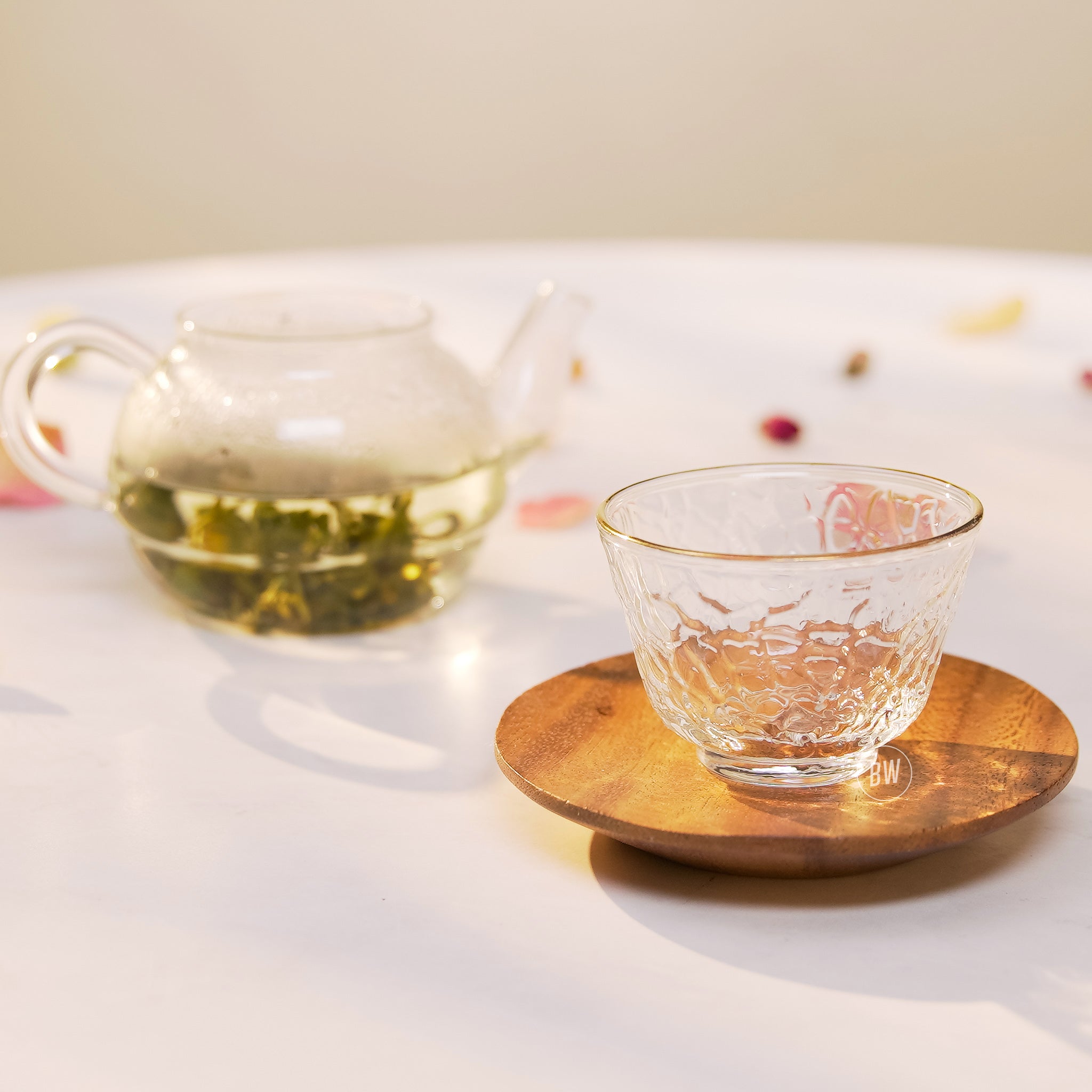 Glass Tea Cup & Saucer, Teacups, Teaware
