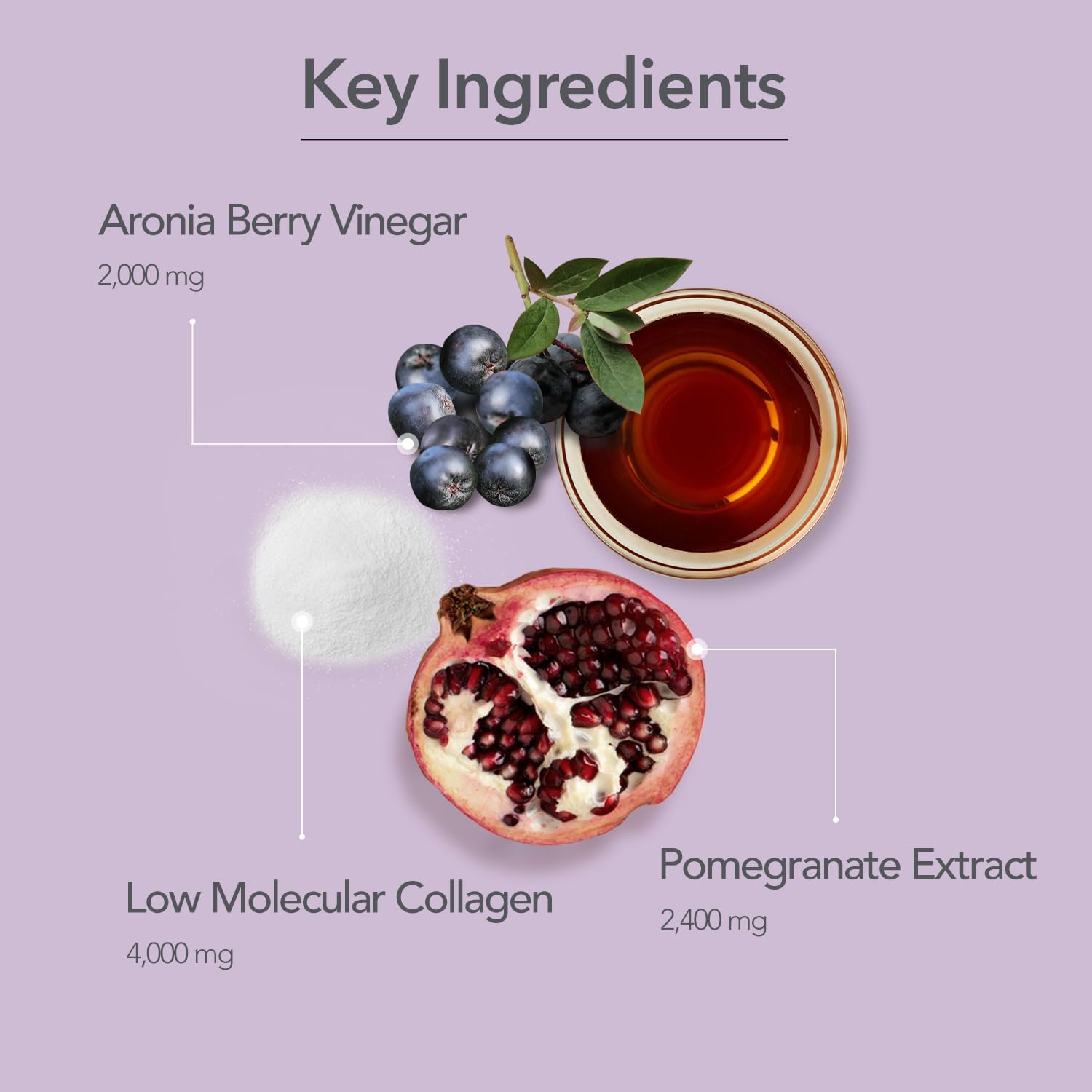 ARONIA VINEGAR Low Molecular Collagen Jelly