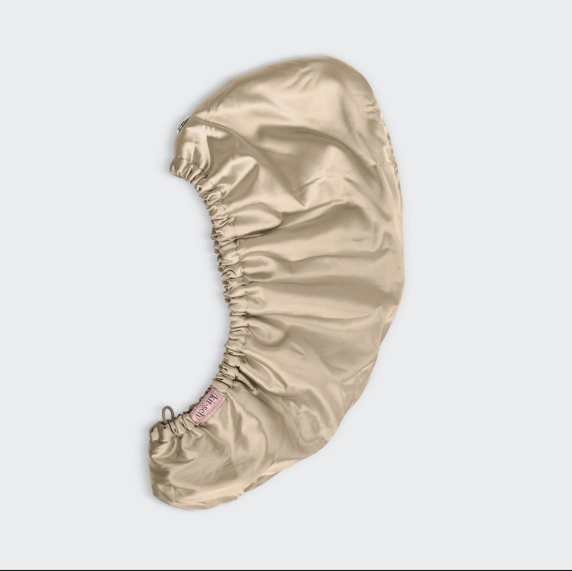 Satin Wrapped Microfiber Hair Towel